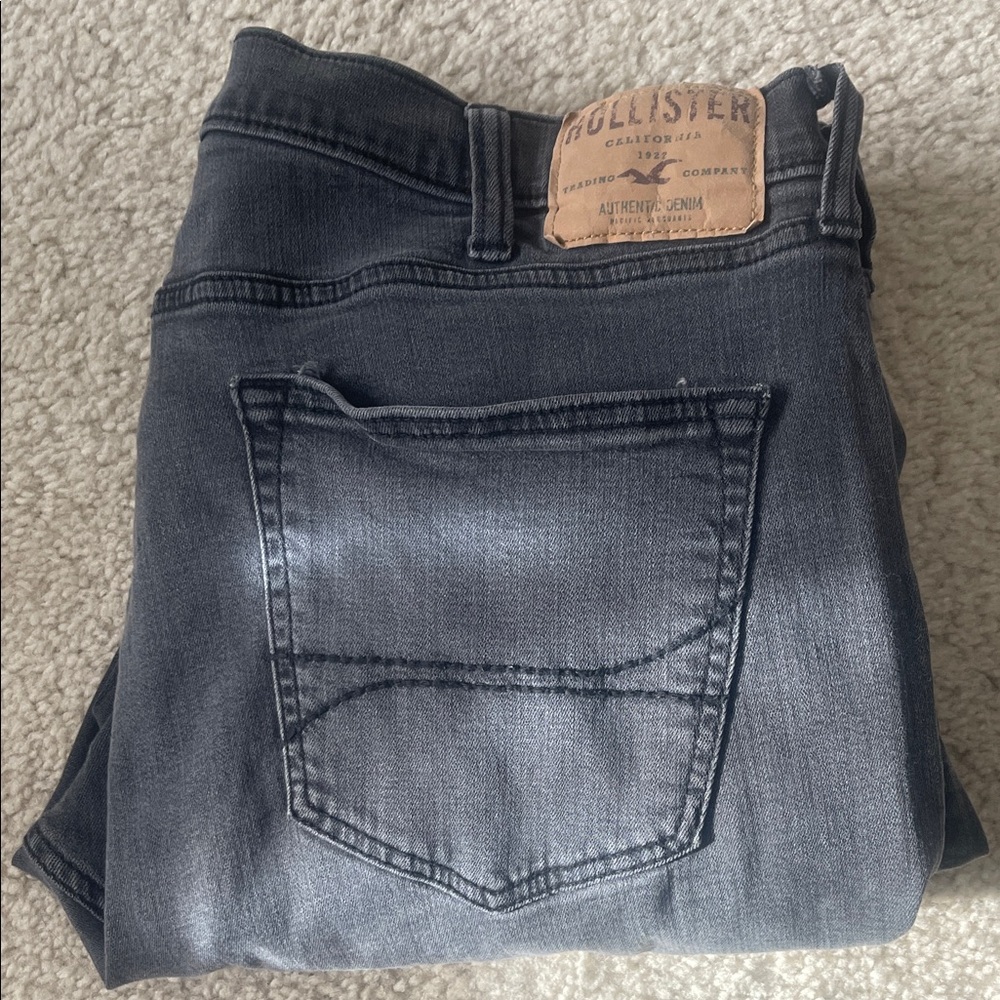 Hollister Dark Gray Denim Jeans
